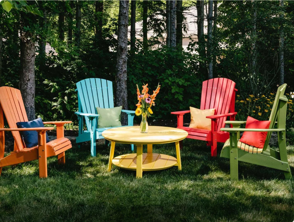 Oasis Collection featuring the Royal Adirondack Chair