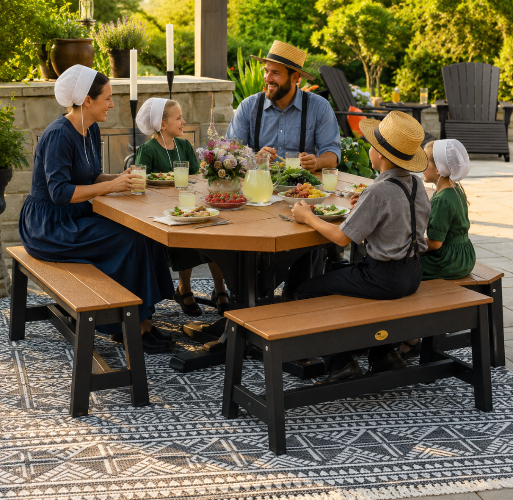 LuxCraft dining and bar seating gathering