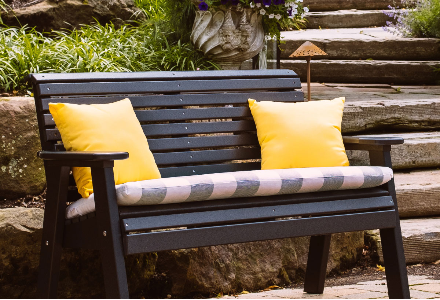4' Plain Bench