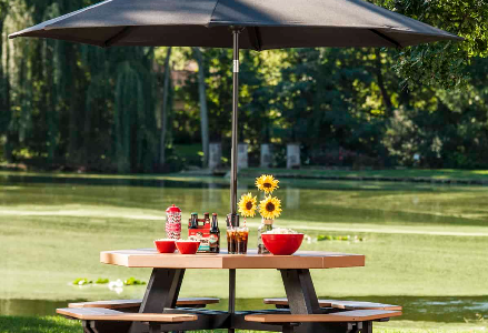 LuxCraft Poly Patio Umbrella