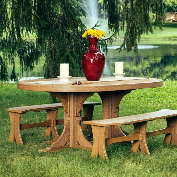 4' × 6' Oval Table