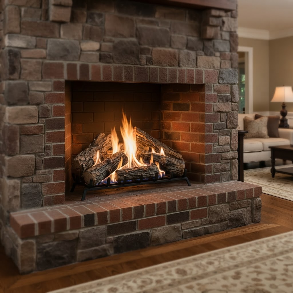 Classic Drop-In Gas Log Set