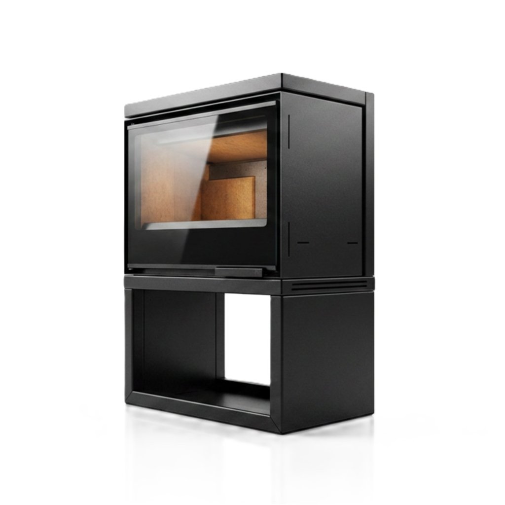 Nexus SA 750  freestanding closed-combustion wood fireplace 3