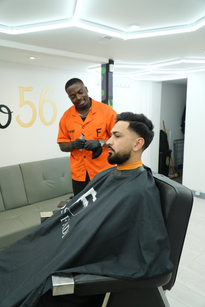 Precision fade haircut