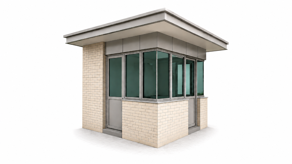 Single storey detached booth / walkway / kiosk