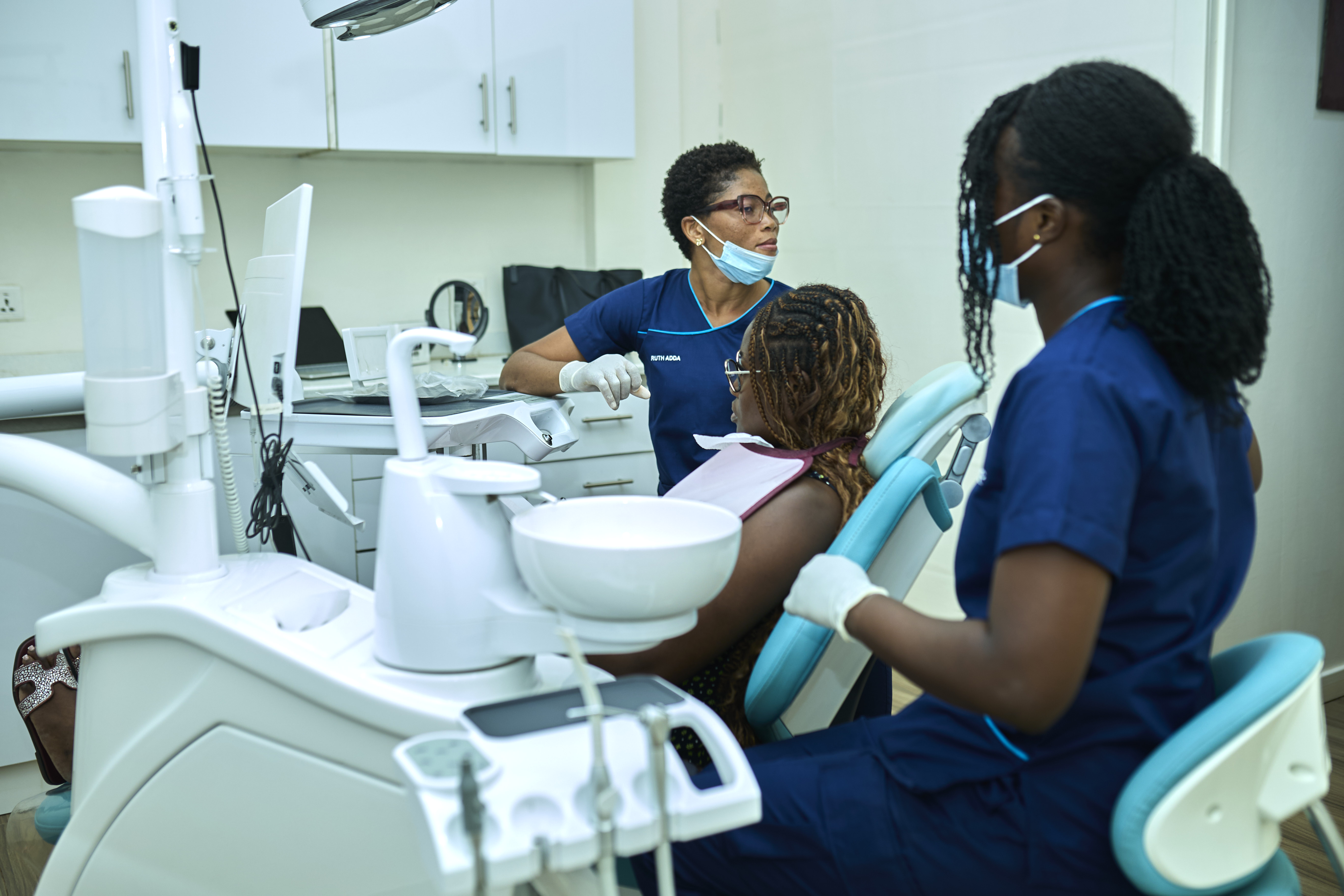 Our dentists explaining your treatment plan, step by step