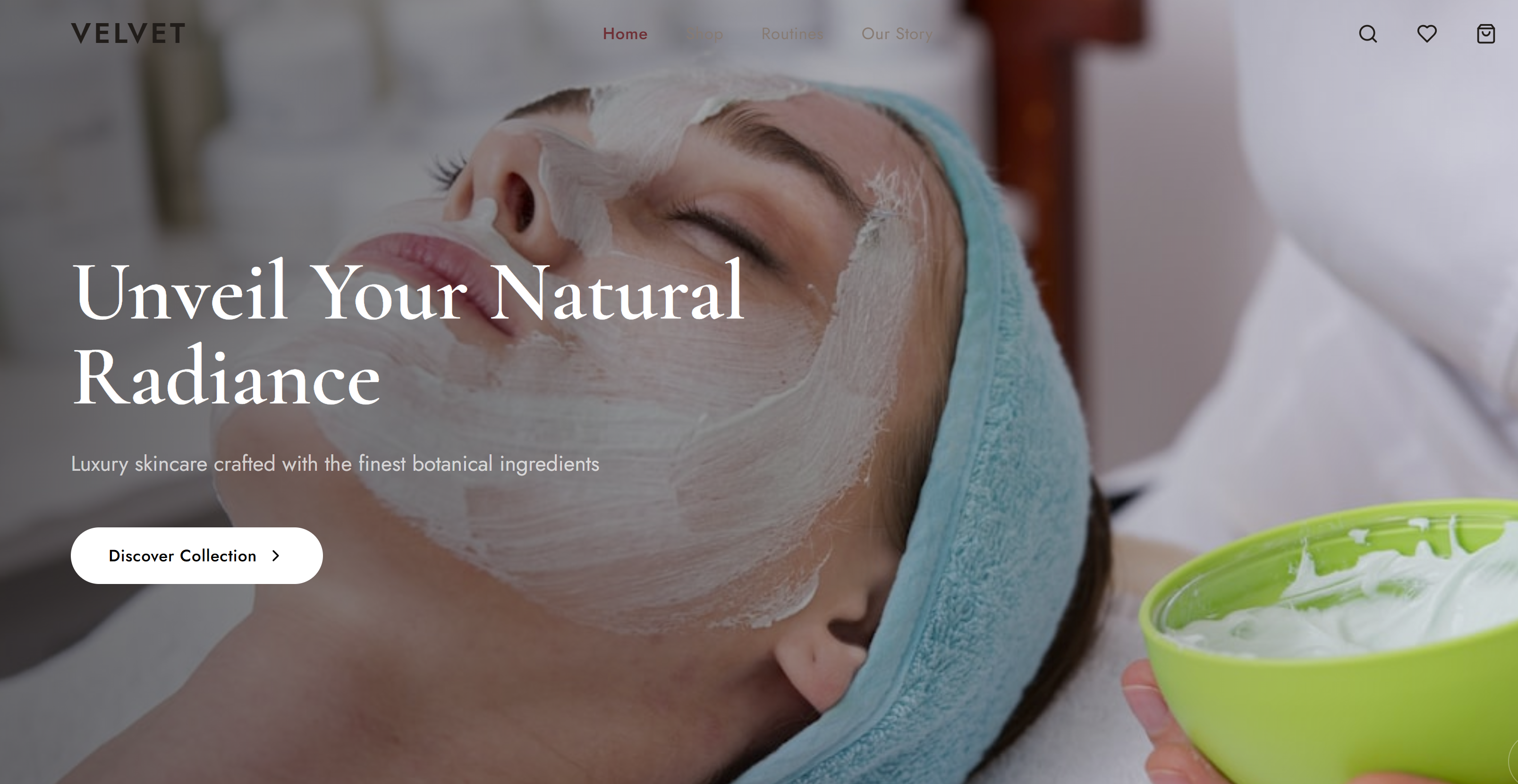 Lumiere Saloon & Spa template preview