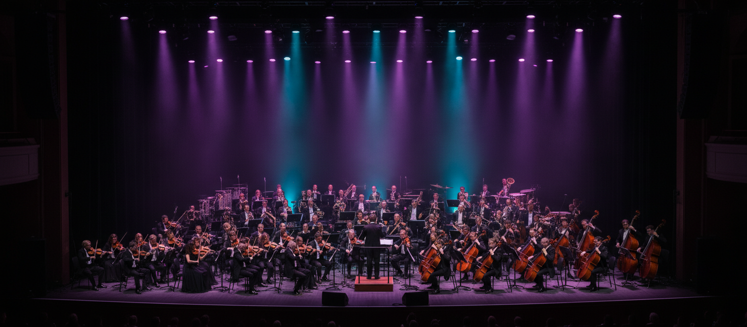 Orquestra em concerto