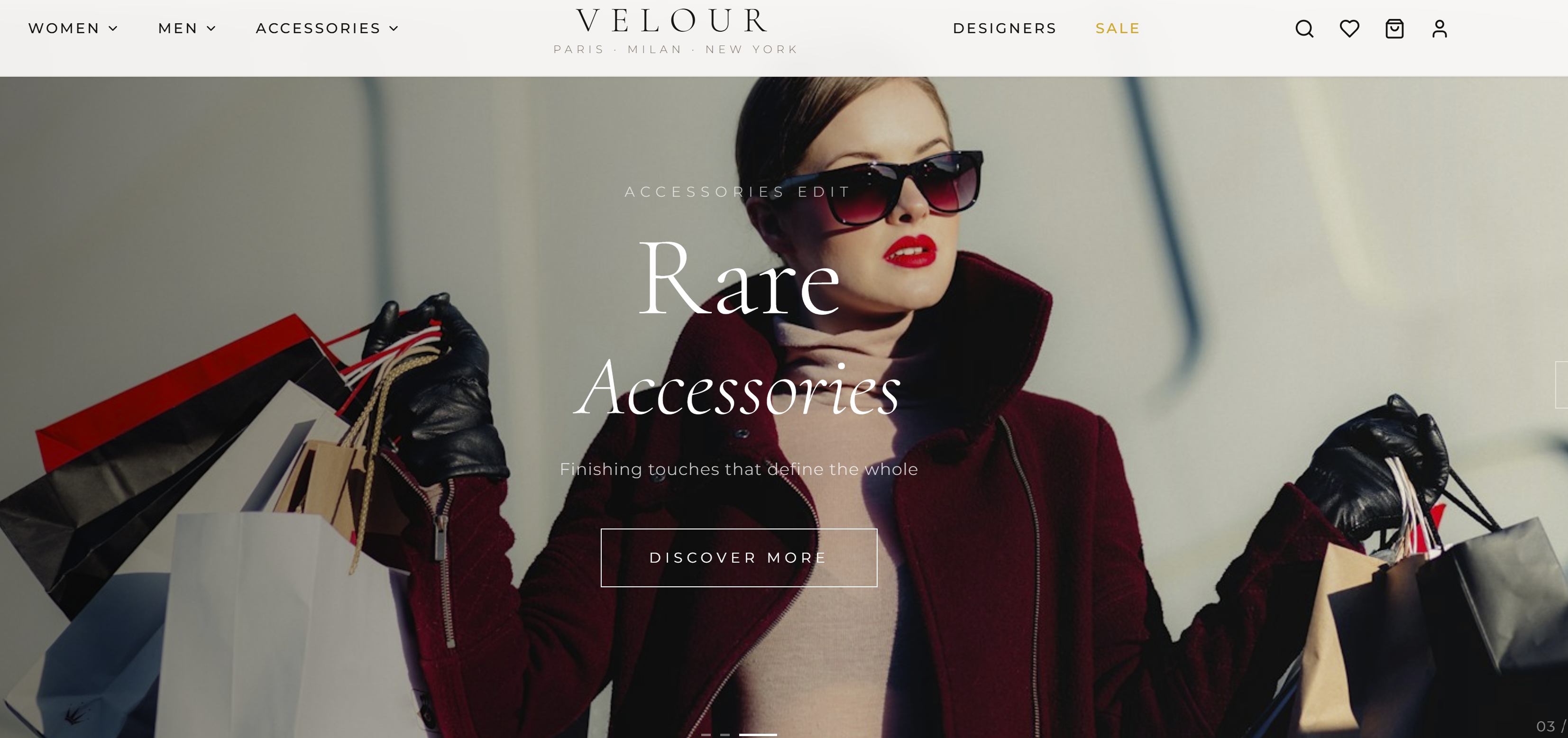 Aurelia Luxury Fashion Store App template preview