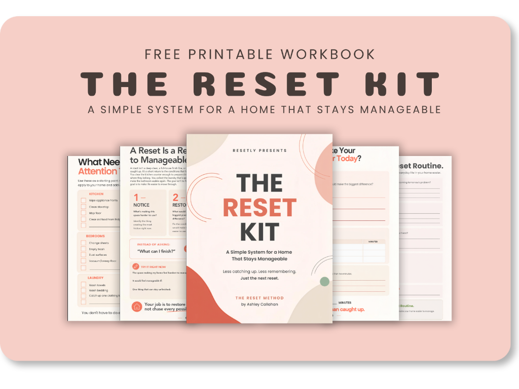 The Reset Kit — free printable workbook