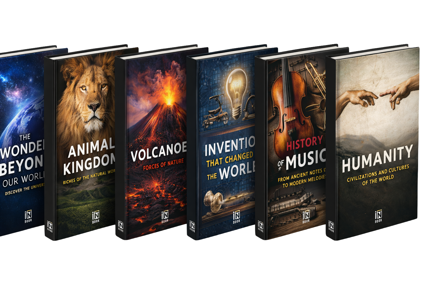 Collection of illustrated In-Book titles
