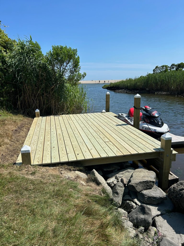 Narragansett Jetski Dock Build