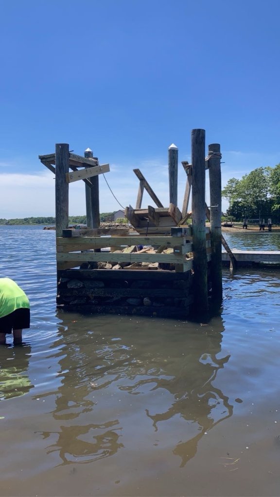 Narraganset Dock Cribbing Repair