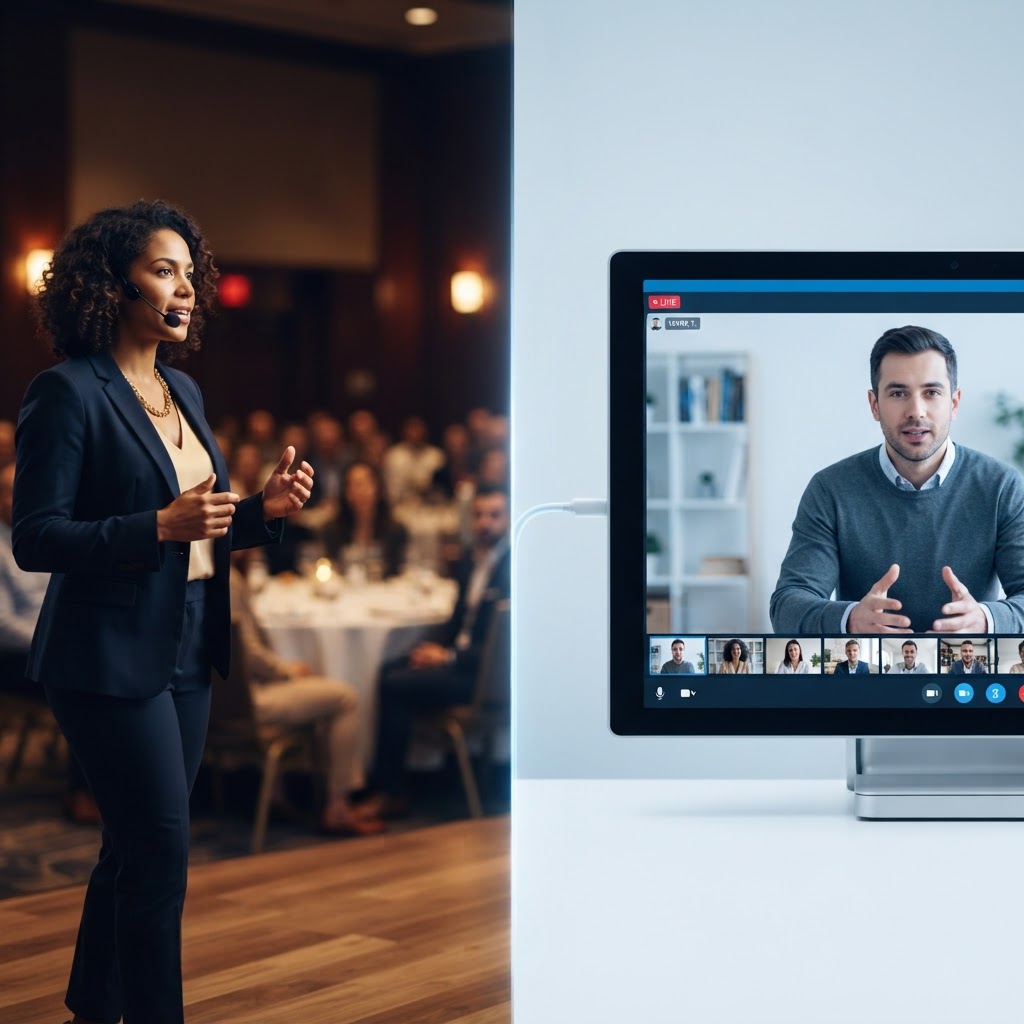 Virtual vs. In-Person Speakers: Choosing the Right Format