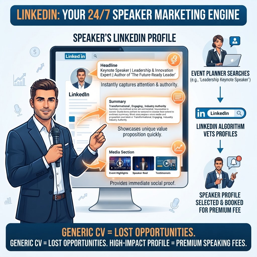 LinkedIn for Speakers: How to Optimize Your Profile for Gigs