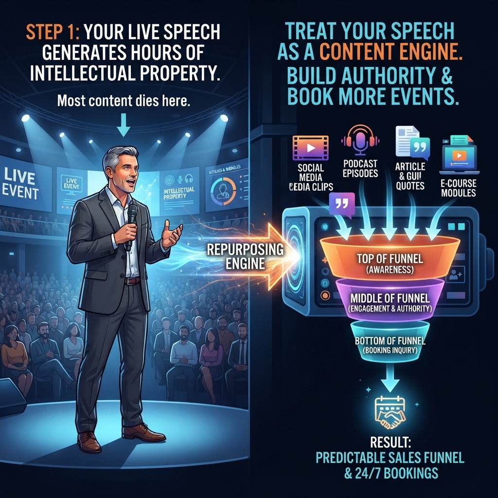 Repurposing Your Speech: Get More Gigs With Content That Sells
