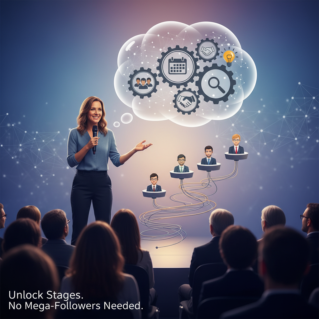 How to Get More Speaking Gigs Without a Big Following