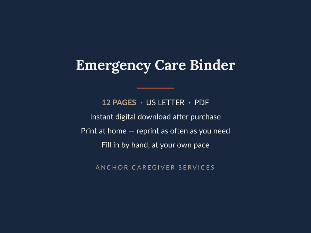 Emergency Care Binder 5