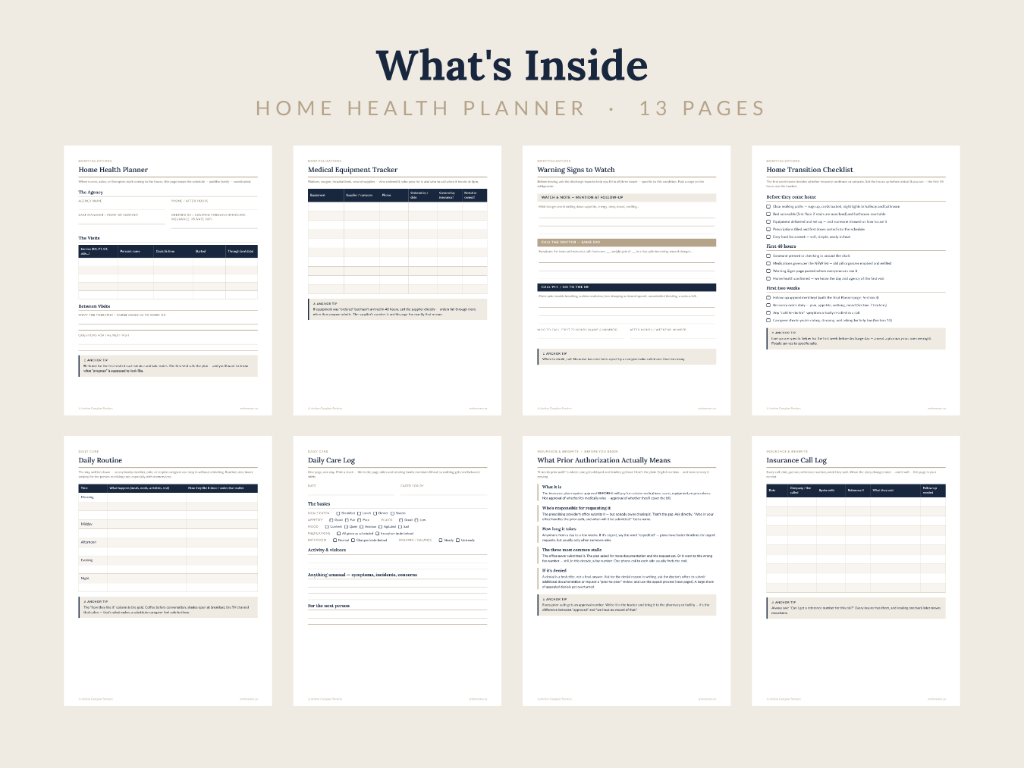 Home Health Planner 2