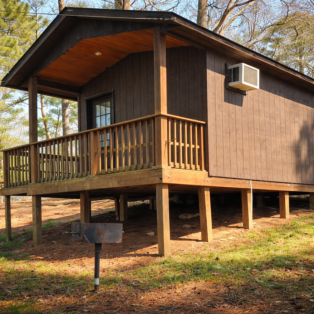 Lakefront cabin at Hyco Lake