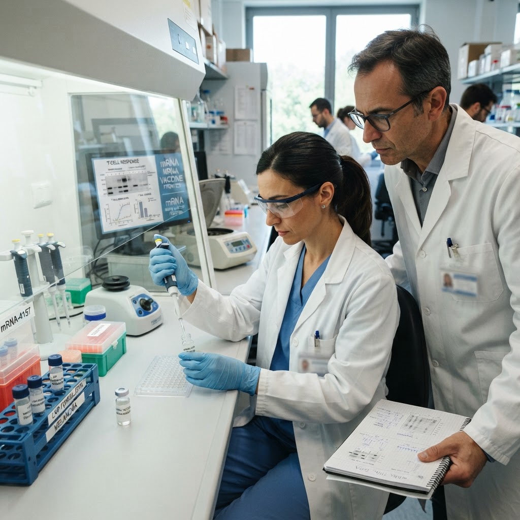 Frontiere della medicina: il vaccino a mRna contro il melanoma