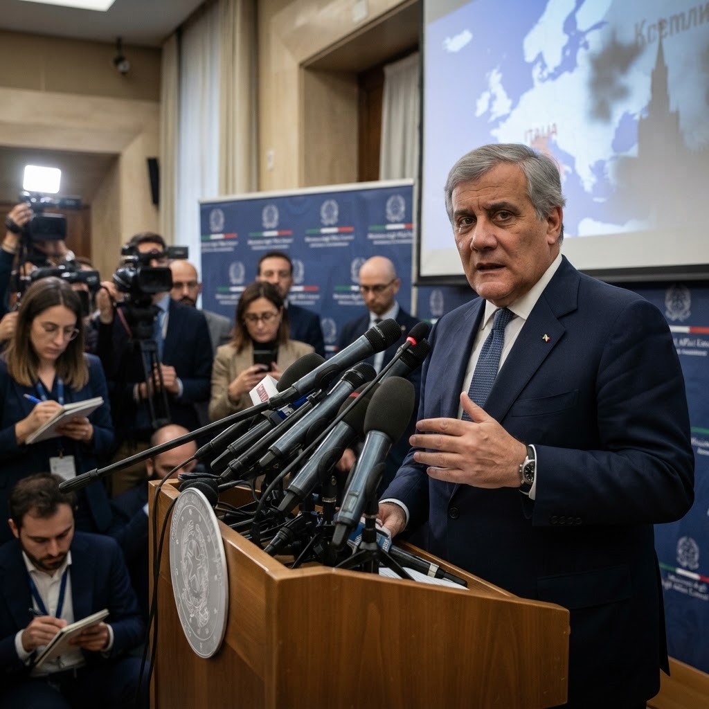 L'ombra del Cremlino sulle urne: l'allarme di Tajani scuote la politica italiana