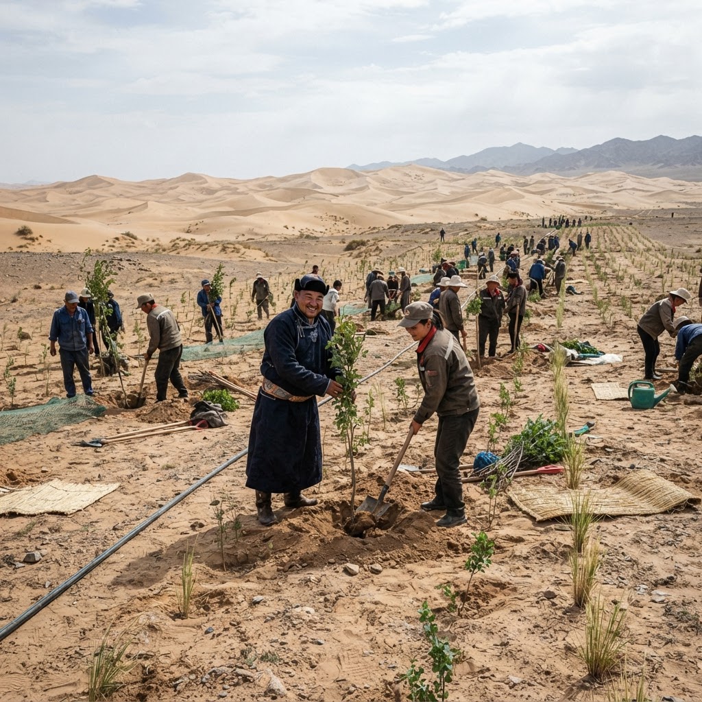 Deserti che avanzano: l'inedita alleanza tra Cina e Mongolia contro la desertificazione