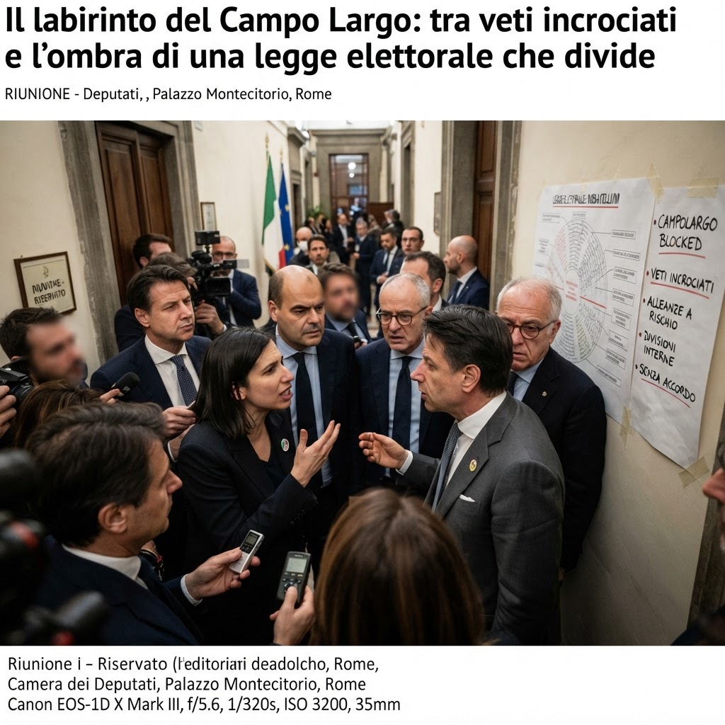 Il labirinto del Campo Largo: tra veti incrociati e l'ombra di una legge elettorale che divide