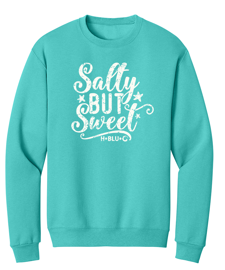 H•BLU•O Salty But Sweet Crew Neck Sweatshirt