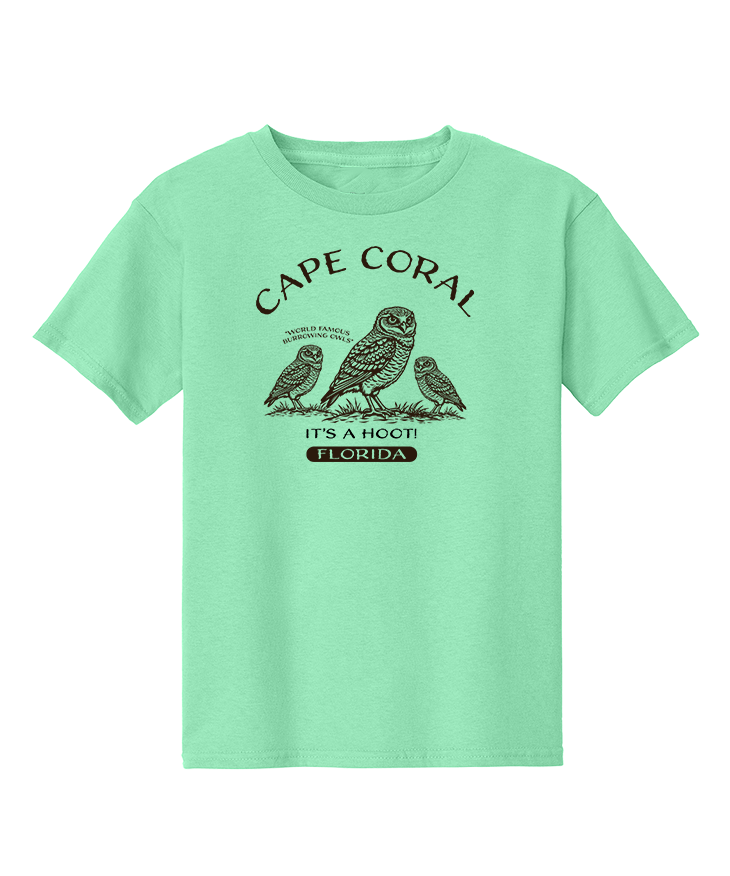 Cape Coral Burrowing Owl Youth Tee