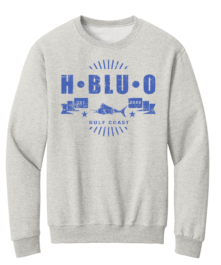 H•BLU•O Marlin Classic Crew Neck Sweatshirt