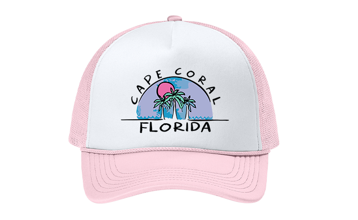 Cape Coral Sun & Palms Truckn' Hat