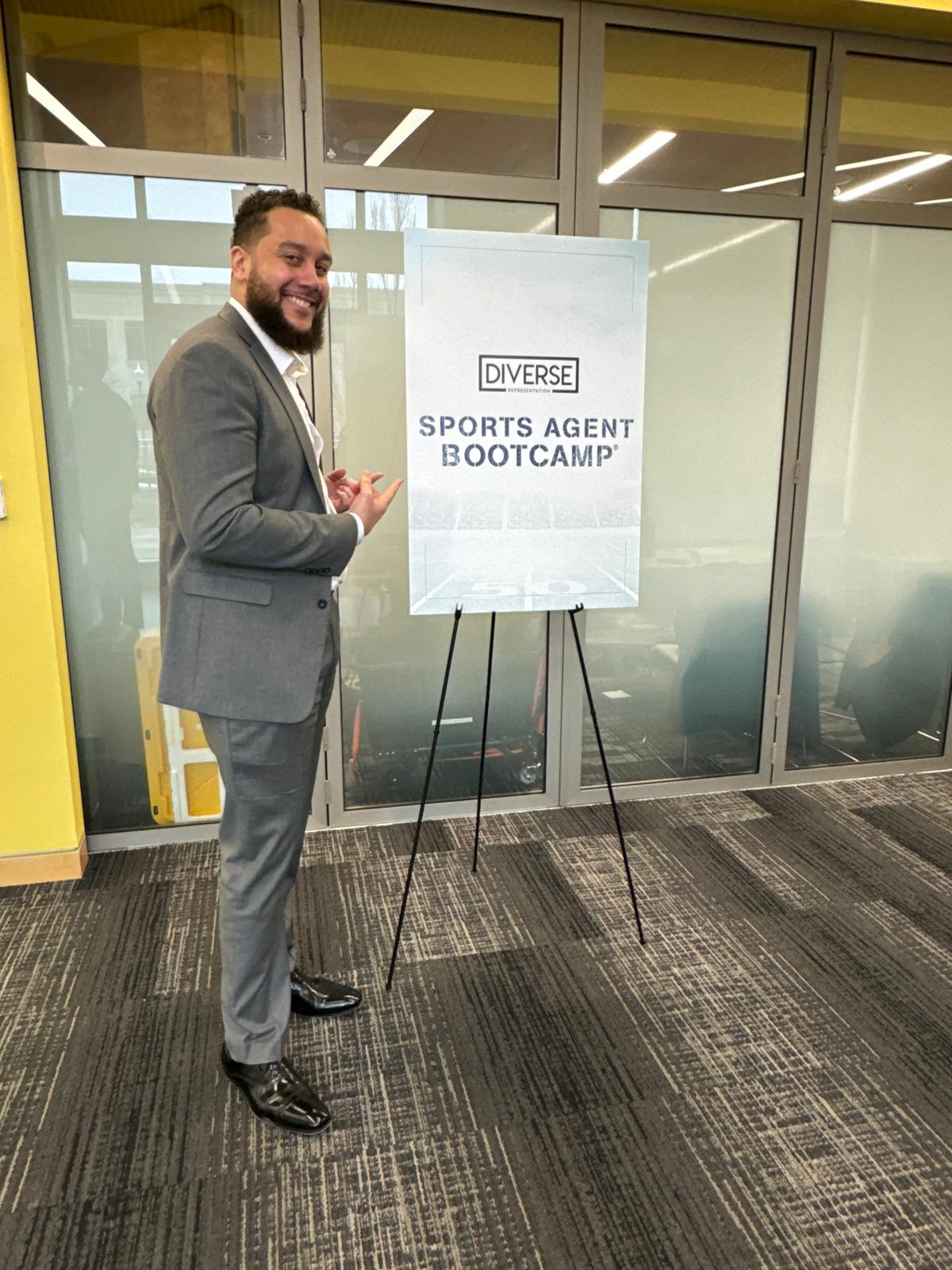 Lance Hawkins at the Diverse Representation Sports Agent Bootcamp