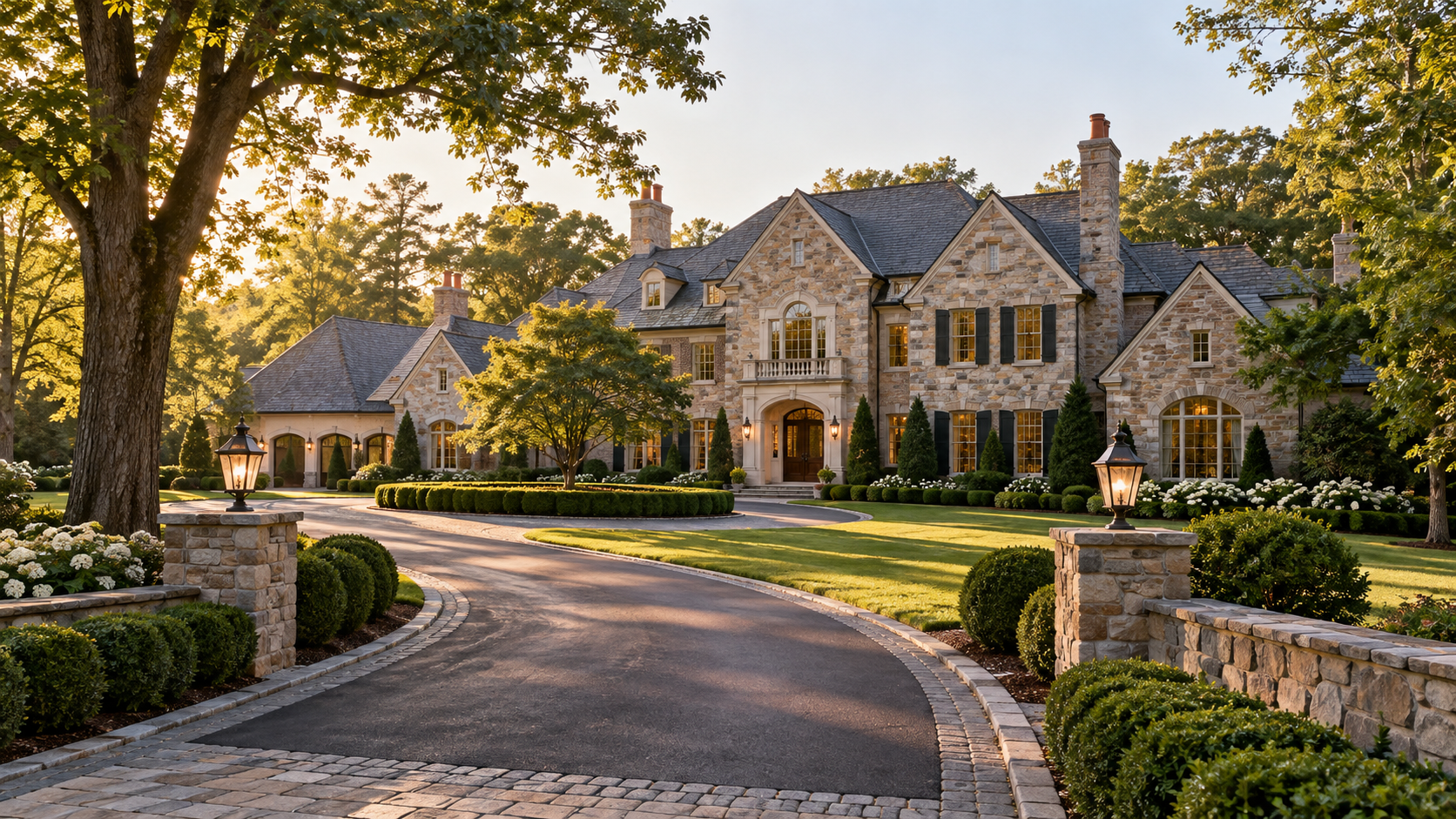 Representative classic stone estate