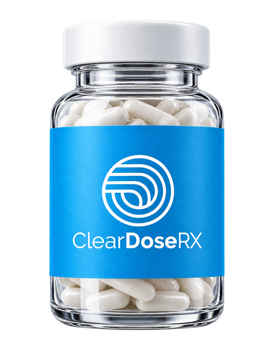 ClearDoseRx branded treatment capsule bottle