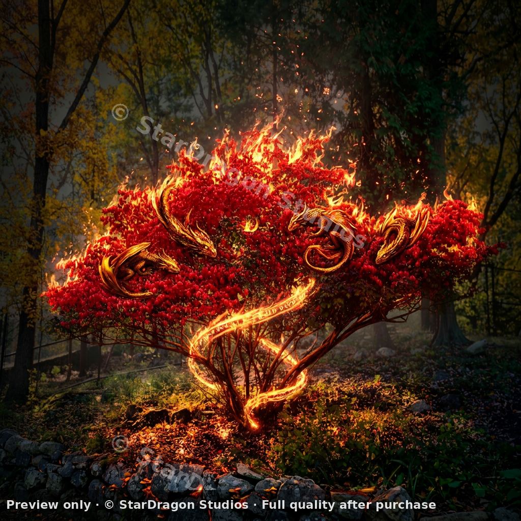 The Dragon Fire Tree