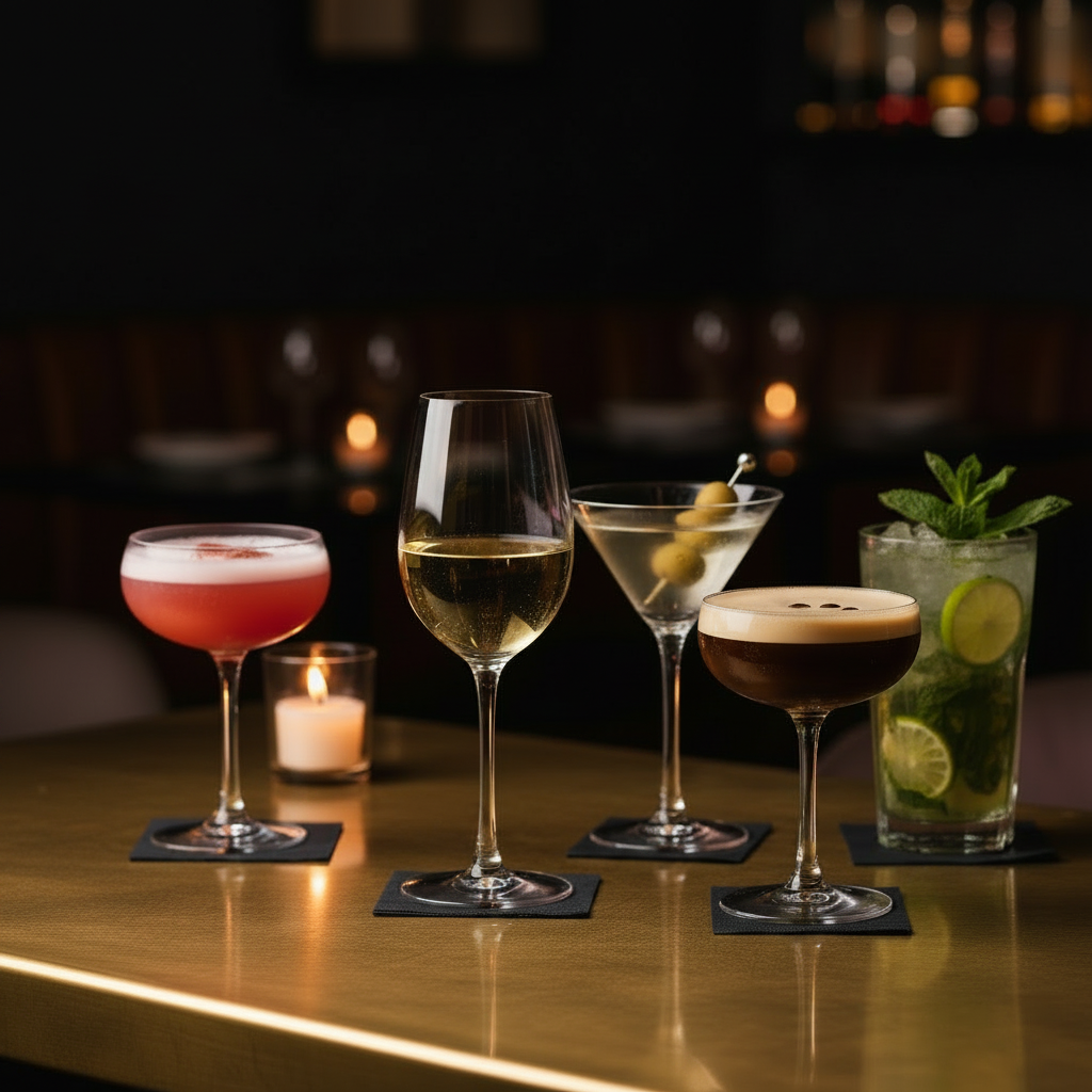 Bottomless cocktails and white wine at Pink Flamingo