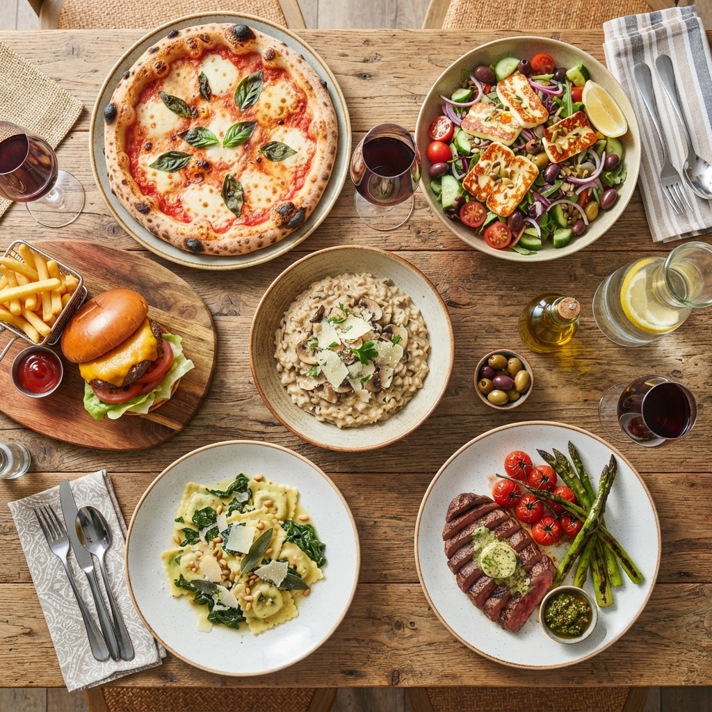 Fresh seafood, steaks, pasta & risottos 🍽️