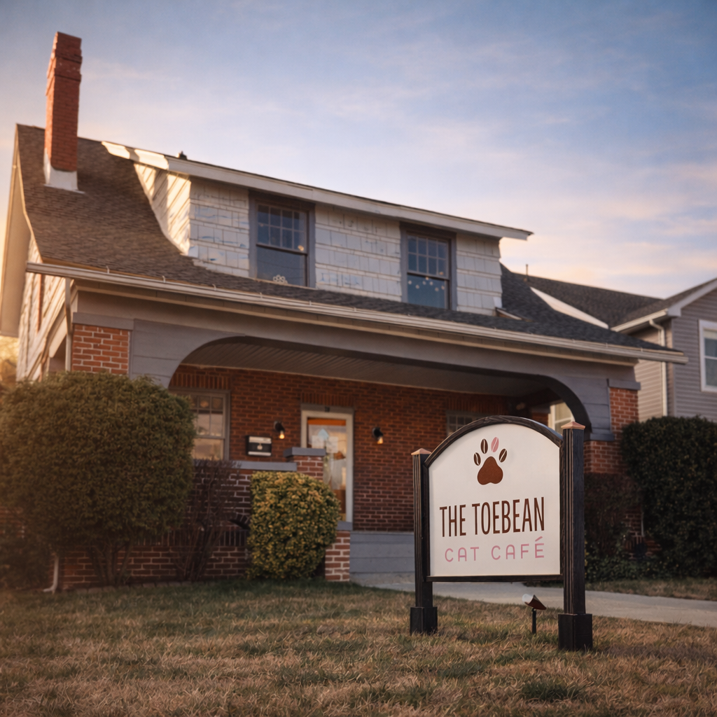 The Toebean Cat Café exterior