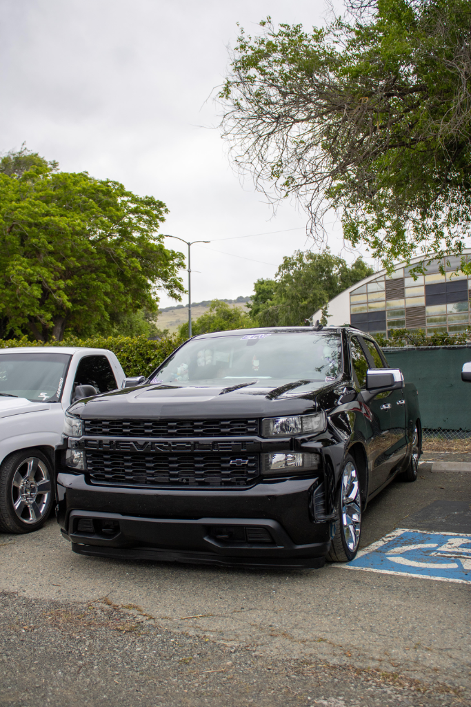 Black Silverado — automotive photography