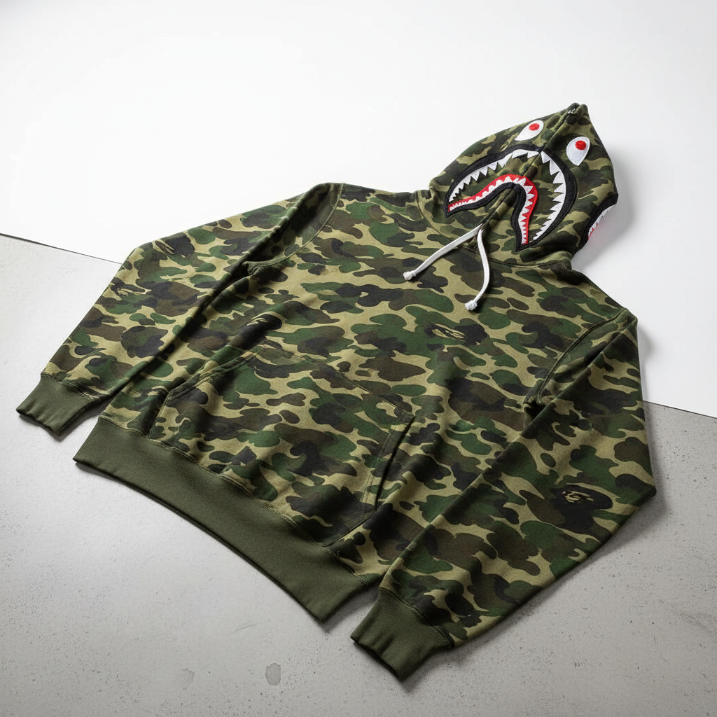 A BATHING APE® 1st Camo Shark Full Zip Hoodie