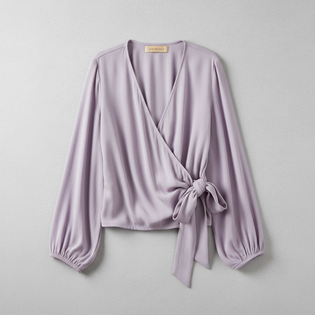 AURA SOFT WRAP BLOUSE