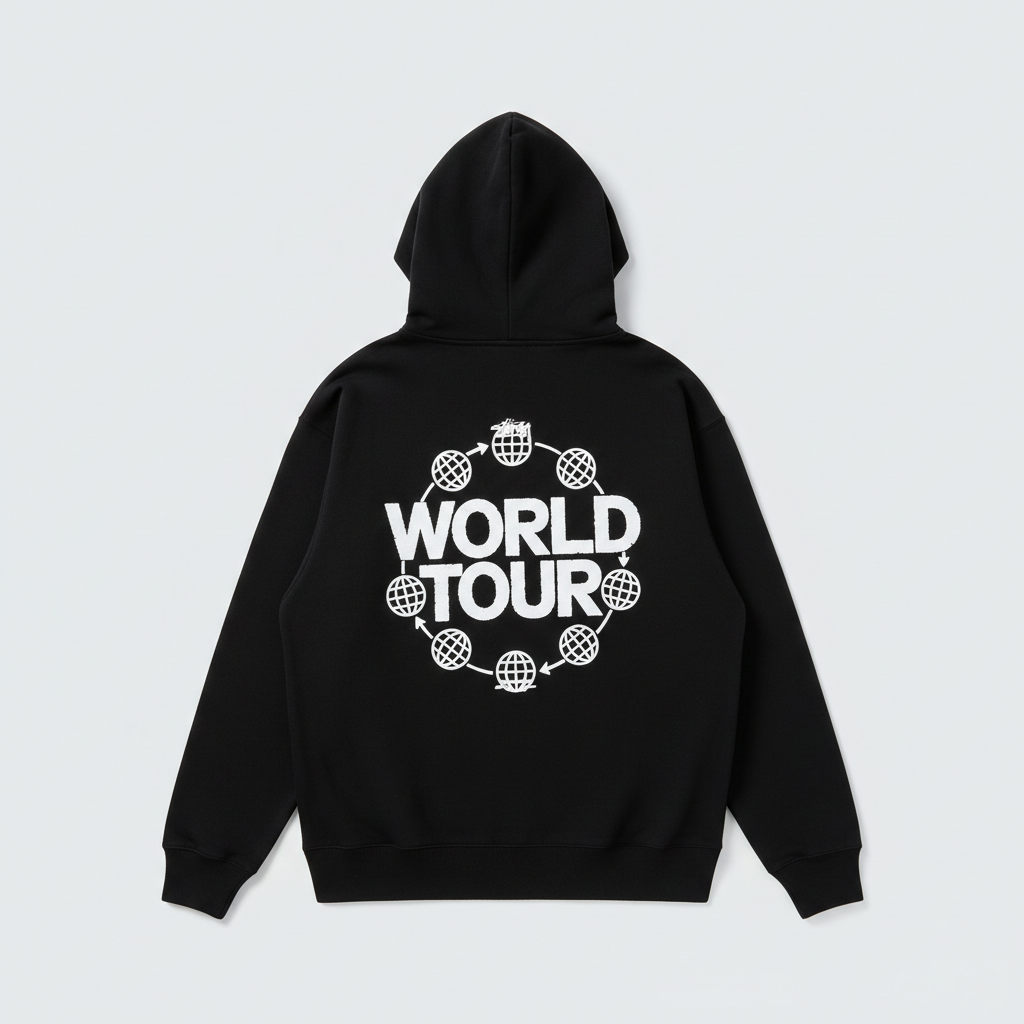 Stüssy World Tour Zip Hoodie