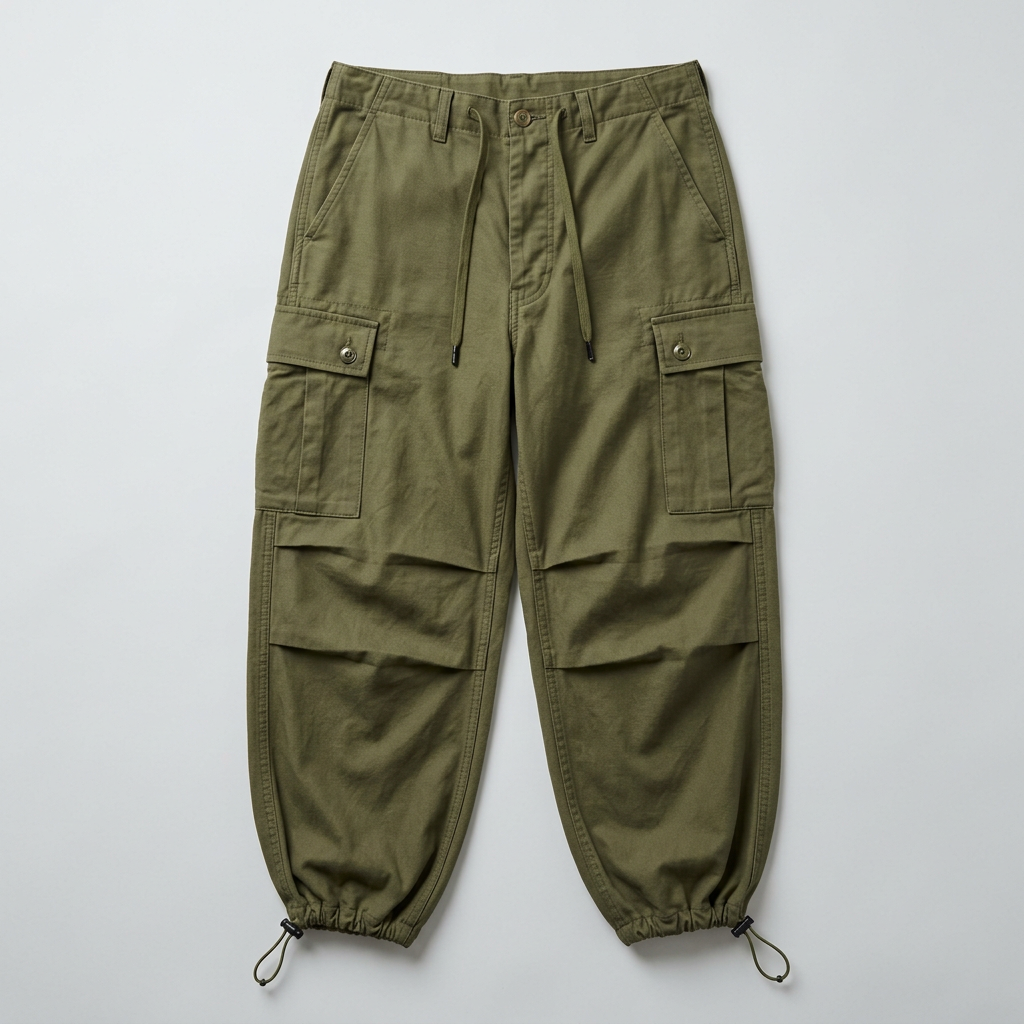 Needles Reversed Sateen String Fatigue Trousers