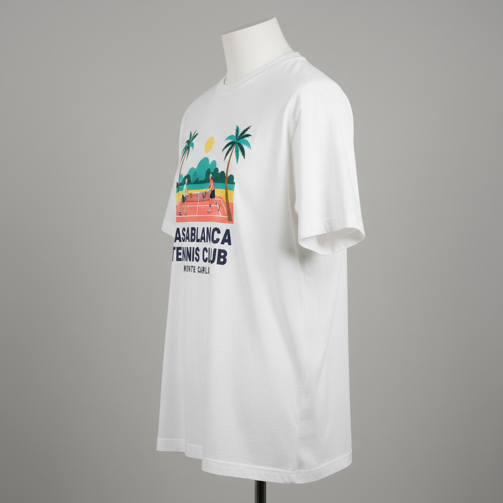 Casablanca 'Tennis Club' T-Shirt thumbnail 3