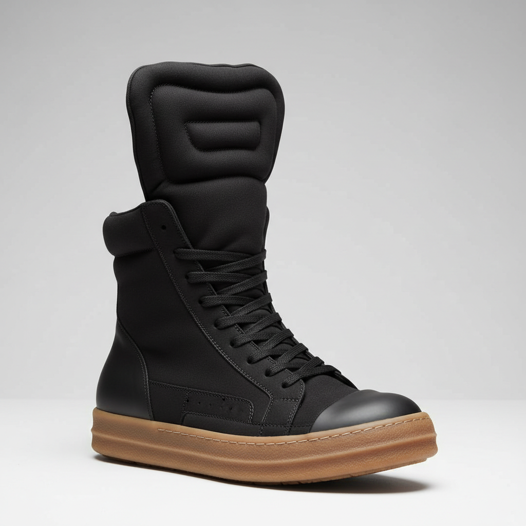 Rick Owens DRKSHDW 'Dunk' High-Top Sneaker
