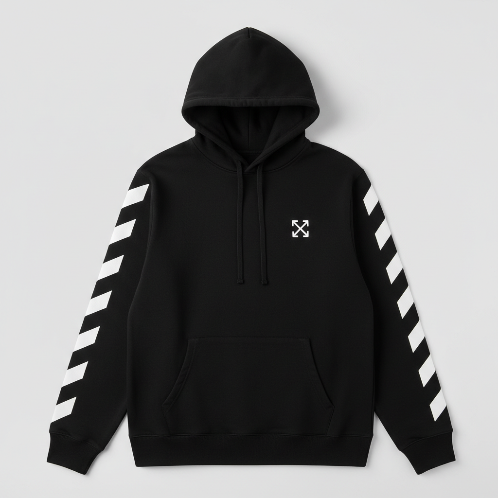 Off-White Diagonal Stripes Hoodie