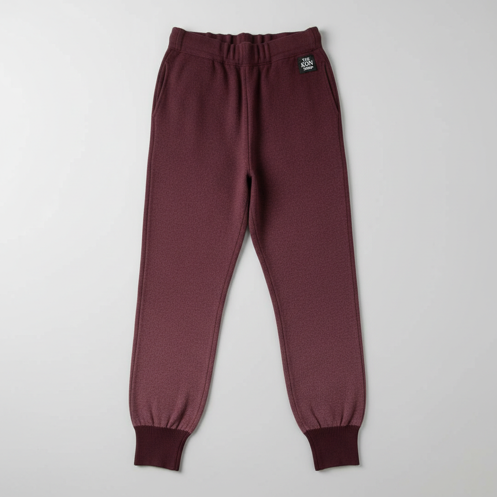 'Faded Vino' Baggy Knit Pant