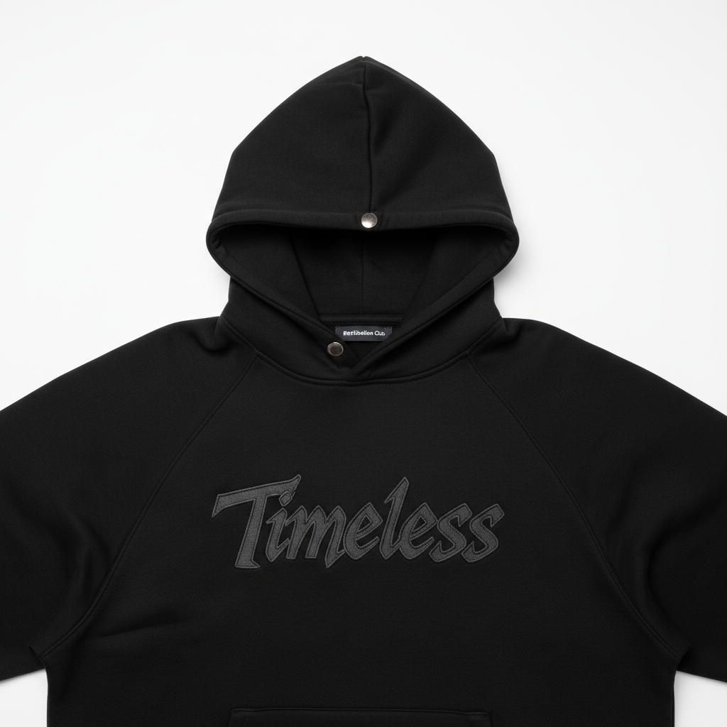TIMELESS HOODIE - BLACK