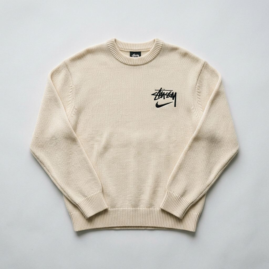 Stüssy x Nike Icon Knit Sweater 'Natural'